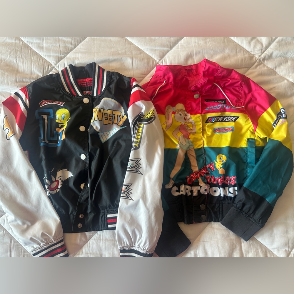 Looney Tunes Racer Jackets Unisex 7-8